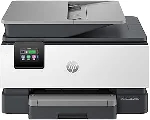 HP Officejet Pro 9125e Wireless All-In-One Color Inkjet Printer, Print, Scan, Copy, Fax, ADF, Duplex Printing Best-For-Office, 3 Month Instant Ink Trial Included, AI-Enabled (403X0A)