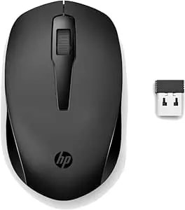 Hp 150 Wireless Mouse, 3-Button With Dual Control Scroll Wheel 1600 Dpi Optical Sensor With Ergonomic Design For All-Day Comfort For Lefty Or Righty Use (2s9l1aa#Abl)