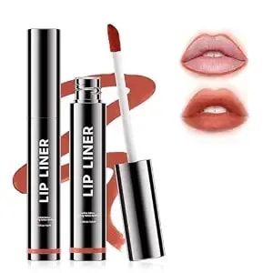Peel Off Lip Liner Highly Pigmented - Lip Stain Long Lasting Waterproof For Women Girls, Lip Tint Stain Peel Non-Sticky & Smudge-Proof Easy To Use & Natural Finish (Rose)