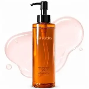 `Bidaha Cleansing Oil For Face, Fragrance-Free Makeup Remover For Waterproof Makeup & Sunscreen, Quick-Emulsifying Pore Cleanser With Rice Bran & Jojoba Oil, Non-Comedogenic, 6.3 Fl Oz`