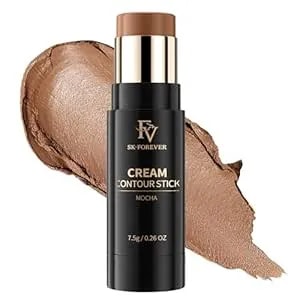 Fv Contour & Bronzer Stick, Natural Matte Finish, Creamy & Blendable, Highly Pigmented, Waterproof & Long-Lasting Formula, For Face Shaping, Beginner Friendly, Cruelty-Free, Shade 02 Mocha