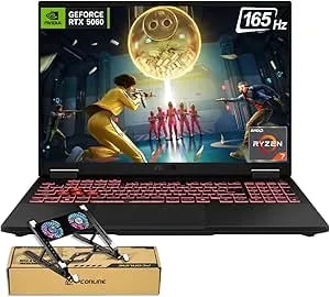 Asus Tuf a16 Rtx 5060 Pro Gaming Laptop, 16" Fhd+ 165hz Display, Amd Ryzen 7 260 (Beats Intel i7-14700), Nvidia Rtx 5060, 32gb ddr5 Ram, 2tb Ssd, Rgb Backlit Kb, Rj-45, Bundle With Pco Laptop Cooler