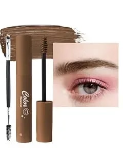 Waterproof Tinted Brow Gel,Long Lasting Smudgeproof Liquid Brow Gel,Creamy Eyebrow Mascara,Volumizing Enhance Brow Mascara,With Double Head Brow Brush,Eyebrow Makeup For Women Christmas-03 Light Brown