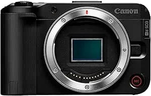 Canon Eos r50 V Mirrorless Camera (Body Only) – Aps-C Digital Camera, Flip Screen 4k Video, Interchangeable Lens Camera For Vlogging, Content Creation, Streaming, Filming, Podcasts, Tiktok