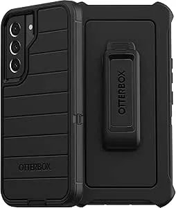 Otterbox Defender Series Case For Samsung Galaxy s22 (Only) - Holster Clip Included - Microbial Defense Protection - Non-Retail Packaging - Black