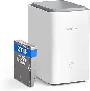 Reolink Home Hub Pro, Centralized Control For Up To 24 Reolink Security Cameras, Up To 16TB HDD Storage, 2TB HDD Included, AES-128 Encryption, 16MP Streaming, Wi-Fi 6, 120dB Siren. No Monthly Fees