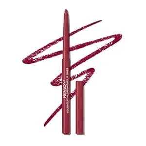 Revlon Colorstay Lip Liner Makeup With Built-In-Sharpener, Longwear Rich Colors, Smooth Application, 670 Wine, 0.01 Oz
