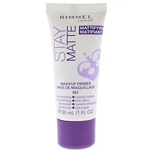 Rimmel London Stay Matte - 003 - Primer, Ultra-Lightweight, Controls Shine, Doesn’T Feel Greasy, 1oz