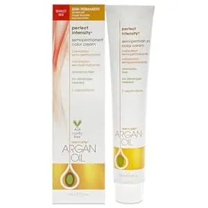 One 'N Only Perfect Intensity Semi Permanent Hair Color - Vibrant Hair Dye Made With Argan Oil - Delivers Vibrant, Accurate Color - No Developer Needed - Scarlet Red (3 Oz)