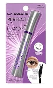 L.A. Colors Perfect Curved Mascara (Carded), Black cbms320a