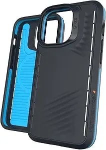 gear4 Zagg Vancouver Snap Case - Magsafe Compatible Case With Ergonomic Design And Cooling Vents - For Apple Iphone 13 Pro - Black/Blue,702008225