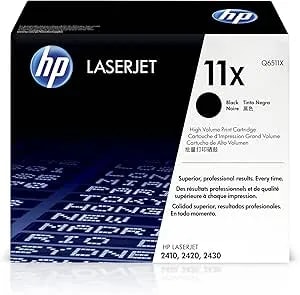 Hp Original 11x Black High-Yield Toner Cartridge - Works Laserjet 2410, 2420, 2430 Series - q6511x