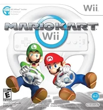 Mario Kart Wii With Wii Wheel