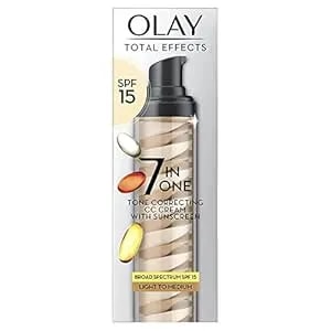 Olay Total Effects Tone Correcting Spf 15 Light To Medium Uv Moisturizer, 1.7 Oz (Pack Of 3)