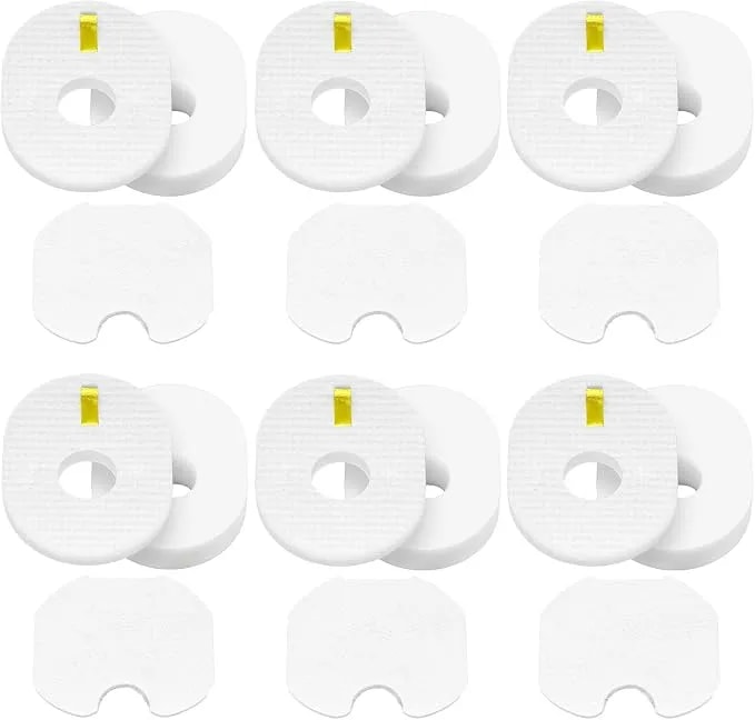 Filter Replacement For Shark Rocket Vacuum hv300 hv301 hv302 hv305 hv310 - 6 Post + 6 Foam & Felt Rocket Vacuum Filters Replacement For Shark Models hv300w hv303 hv305 hv308 uv450 cs100, Part xffv300