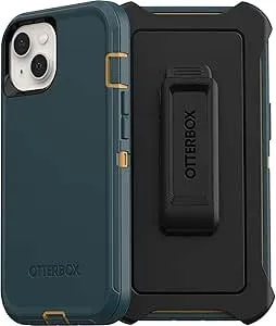 Otterbox Defender Series Screenless Edition Case For Iphone 13 (Only) - Holster Clip Included - Non-Retail Packaging - Hunter Green
