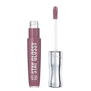 Rimmel Stay Glossy Lip Gloss - Non-Sticky And Lightweight Formula For Lip Color And Shine - 200 Tainted Love, .18oz