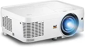 Viewsonic ls560wh 3000 Lumens Wxga Short Throw Led Projector, High Brightness For Business And Education, H/V Keystone And 360-Degree Projection For Easy Setup, And Lan Control Inputs