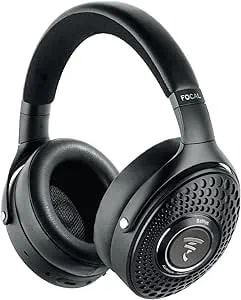 Focal Bathys Over Ear Hifi Bluetooth Wireless Headphones With Active Noise Cancelation (Black Stealth)