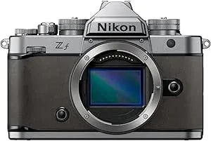 Nikon Zf 24.5mp Full Frame Mirrorless Camera With 273-Point Hybrid Af And 5-Axis Stabilization (Silver & Stone Gray)