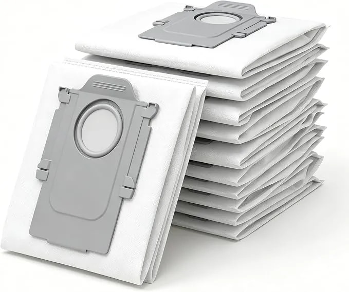 6 Pack Vacuum Bags For Roborock q7 m5+, q10 s5+, q10 x5+, q5 Max+, s8+ - s8 Pro Ultra, q7 Max+/Max, q8 Max+, s7 Pro Ultra, q5, q5+, q7, s7 Maxv Ultra Robot Vac, 3.5l Large Capacity Dust Bags