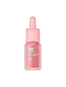 Peripera Ink Airy Velvet Lip Tint - High-Pigmentation, Lightweight, Soft, Moisturizing (026 Aprico Peach)