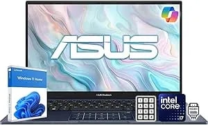 ASUS Vivobook 14 FHD Laptop - Intel Core i7 Processor - AI-Enhanced Windows 11 - 12GB DDR4 RAM - 256GB Pcie SSD - Chiclet Keyboard With Numberpad - Sonicmaster - Portable For Work, Study & Travel