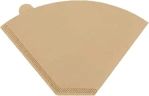 200 Count Coffee Filters #4, Cone Coffee Filter 8-12 Cup, Natural - Unbleached Natural，Cone Coffee Filters