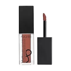 Note Cosmetique Mattever Lip-Ink - Matte Lipstick For Women - Liquid Lipstick 8-Hour Wear - Transfer-Resistant - 05 Toffee Break - 0.15 Oz