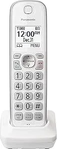 Panasonic Additional Cordless Phone Handset For Use With Kx-tgd53x Series Cordless Phone Systems - Kx-tgda50w1 (White)