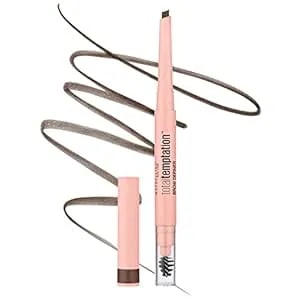 Maybelline Total Temptation Eyebrow Definer Pencil, Medium Brown, 1 Count