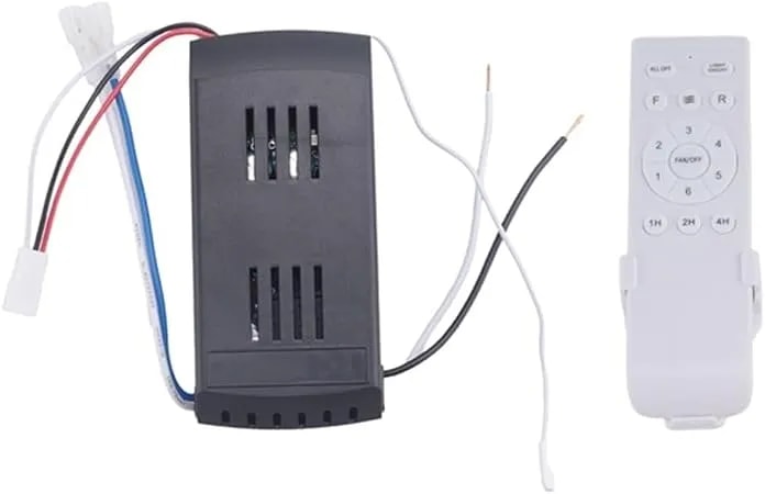 Universal Ceiling Fan Remote Control Kit Replacement, 6-Speed & Timing, Remote Replacement For 24v Dc Ceiling Fan Light