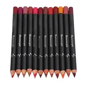 Zjchao Lip Liner, 12pcs Not Dizzy Smudge Matte Lip Liner Makeup Tool Set Lip Liner Pencil Lip Liners With Rich Color And Soft Touch For All Beauty Lovers