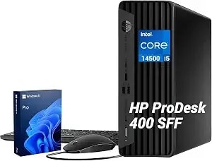 Hp Prodesk 400 g9 Intel i5-14500 Business Sff Desktop, 16gb Ram + 512gb Ssd - Wi-Fi, Connect Up To 3 Displays, Wired Keyboard, Wired Mouse, Rj-45, Type-C, Hdmi, Win 11 Pro