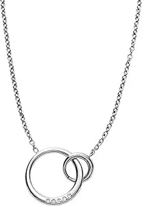 Skagen Women'S Kariana Pebble & Gold-Tone Stainless Steel Pendant Necklace