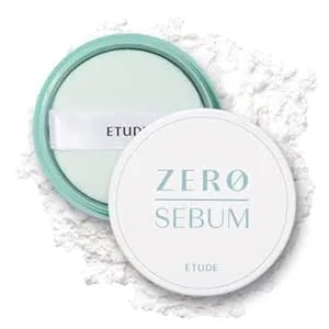 Etude Zero Sebum Loose Powder For Face - Lightweight Oil Control No Sebum Loose Face Powder With 80% Mineral - Long Lasting Perfect For Coachella & Festival Essentials