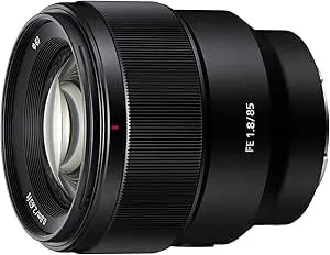 Sony sel85f18 85mm F/1.8-22 Medium-Telephoto Fixed Prime Camera Lens, Black
