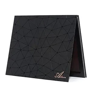Allwon Extra Large Magnetic Palette Empty Makeup Palette For Eyeshadow Lipstick Blush Powder (Diamond Shape)