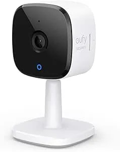 Eufy Security Indoor Cam C120 - Plug-In Security Camera 3 MP - 2K With Wi-Fi - IP Camera - Voice Assistant Compatibility - Night Vision - Two-Way Audio - Homebase 3 Compatible - Audio And Motion Alert