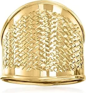 Ross-Simons Italian 14kt Yellow Gold Wide Ring