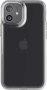 tech21 Evo Clear Phone Case For Apple Iphone 12 Mini 5G With 10 Ft. Drop Protection, Clear