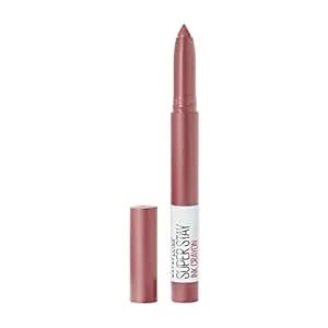Maybelline Super Stay Ink Crayon Lipstick Makeup, Precision Tip Matte Lip Crayon With Built-In Sharpener, Longwear Up To 8hrs, Lead The Way, Pink Beige, 1 Count