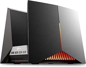 Tp-Link Tri-Band be19000 Wi-Fi 7 Gaming Router Archer ge800 - 12-Stream - 2×10g + 4×2.5g Ports, Usb 3.0 - Turbo Acceleration, Dedicated Gaming Port & Panel, Rgb Lighting, Homeshield, Free Expert Help