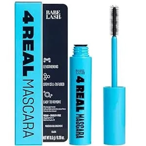 Babe Original 4 Real Mascara Black For Volume, Length, And Lift In Eyelashes, Defined & Flutterly Look, Vegan & Cruelty-Free