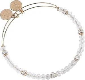 Alex And Ani Blue Crystal Beaded Bangle