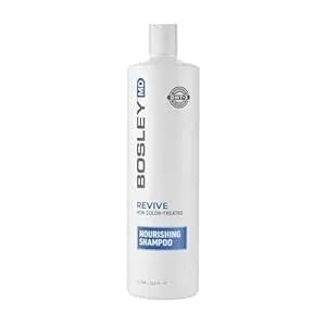 Bosrevive Nourishing Shampoo For Noticeably Thinning, Non Color-Treated Hair – Helps Restore Thinning Hair & Remove Dht, Product & Pollution Build-Up, Boosts Scalp Circulation, Sulfate-Free 33.8 Fl Oz