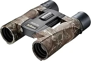 Nikon Aculon a30 10x25 Compact Binoculars - Lightweight Dual-Hinge Design, Multilayer-Coated Lenses, Smooth Central Focus, Ergonomic Grip For Hunting, Hiking, And Outdoor Adventures