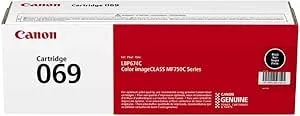 Canon Genuine 069 Black Toner Cartridge Compatible With MF753Cdw, MF751Cdw, LBP674Cdw