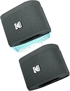 Kodak Soundbrix Magnetic Splittable Bluetooth Speaker v5.4 Wireless Portable Bluetooth Speaker With 4 Speaker Pairing Stereo Sound And 5h Playtime ipx4 Water Resistant For Home Outdoor For Men Women