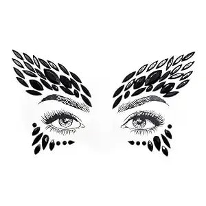 Halloween Cospaly Face Jewels Vampire Blood Costume Festival Face Gems Stick On Rhinestone Tattoo Stickers Pasties Self Adhesive Temporary Tattoos Fashion Jewelry For Party